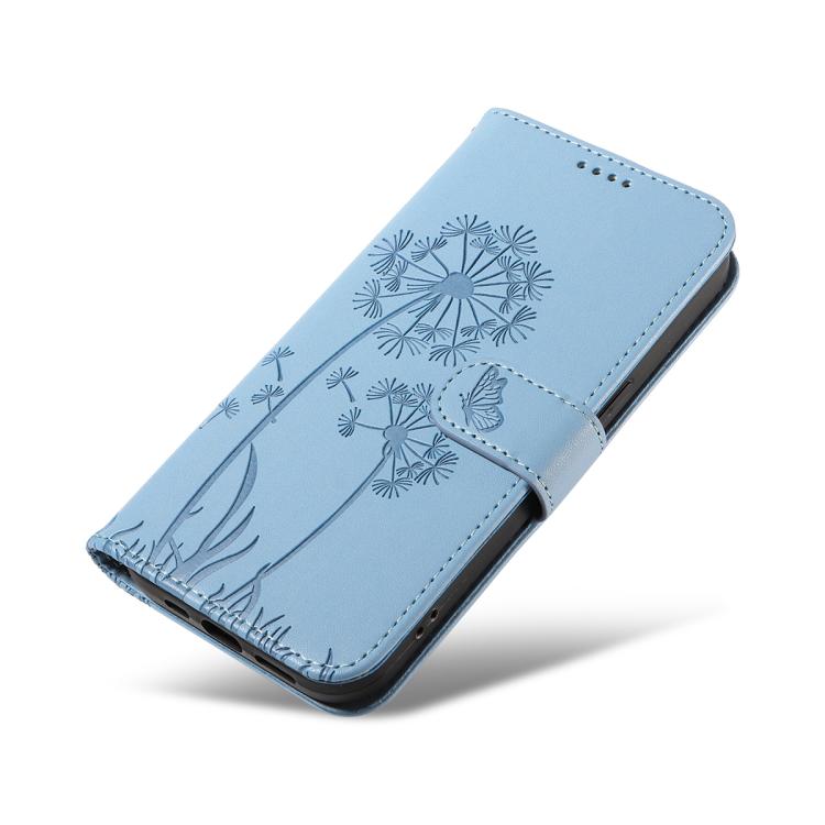 For Samsung Galaxy S26 5G Dandelion Embossed Pattern Flip Leather Phone Case