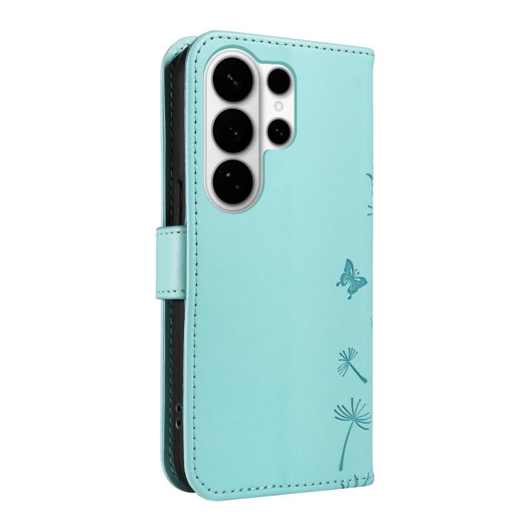 For Samsung Galaxy S26 Ultra 5G Dandelion Embossed Pattern Flip Leather Phone Case
