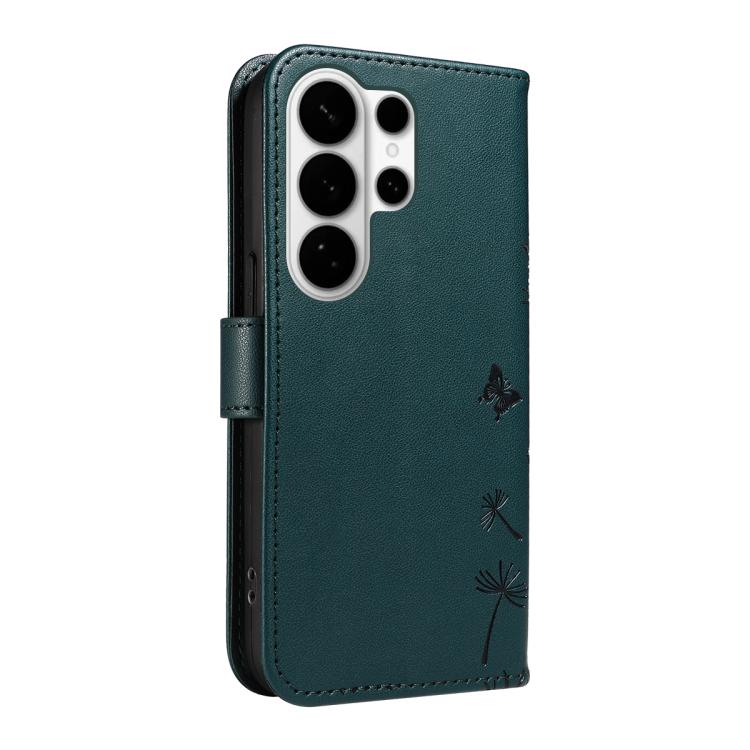 For Samsung Galaxy S26 Ultra 5G Dandelion Embossed Pattern Flip Leather Phone Case