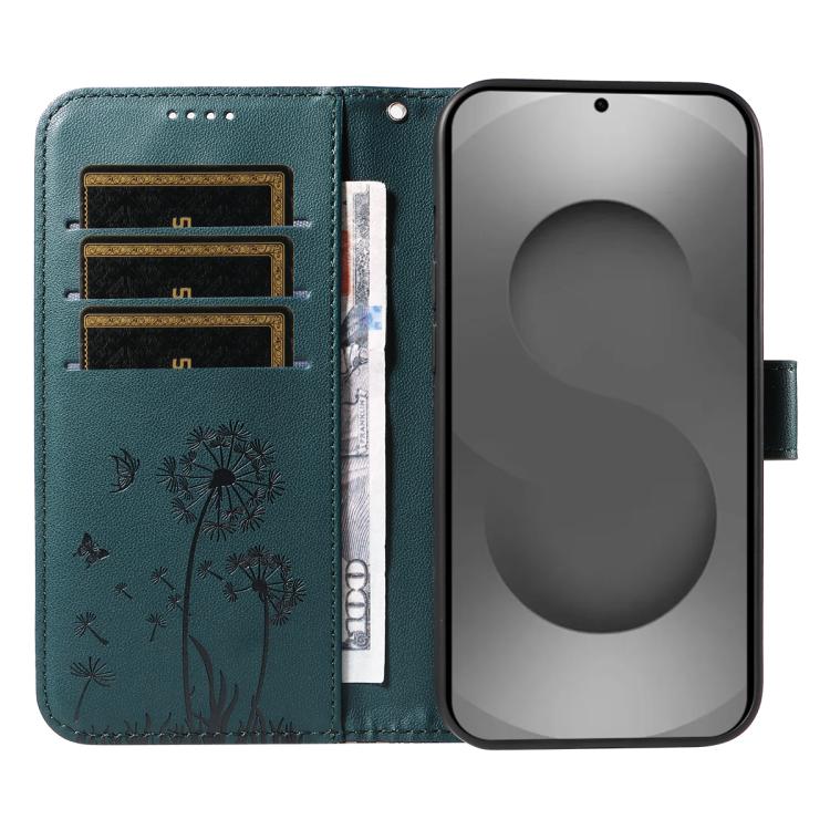 For Samsung Galaxy S26 Ultra 5G Dandelion Embossed Pattern Flip Leather Phone Case