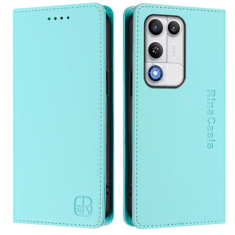 For ZTE nubia RedMagic 11 Air RC01 Dual-Folded Magnetic Suction RFID Leather Phone Case
