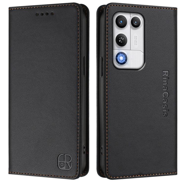 For ZTE nubia RedMagic 11 Air RC01 Dual-Folded Magnetic Suction RFID Leather Phone Case