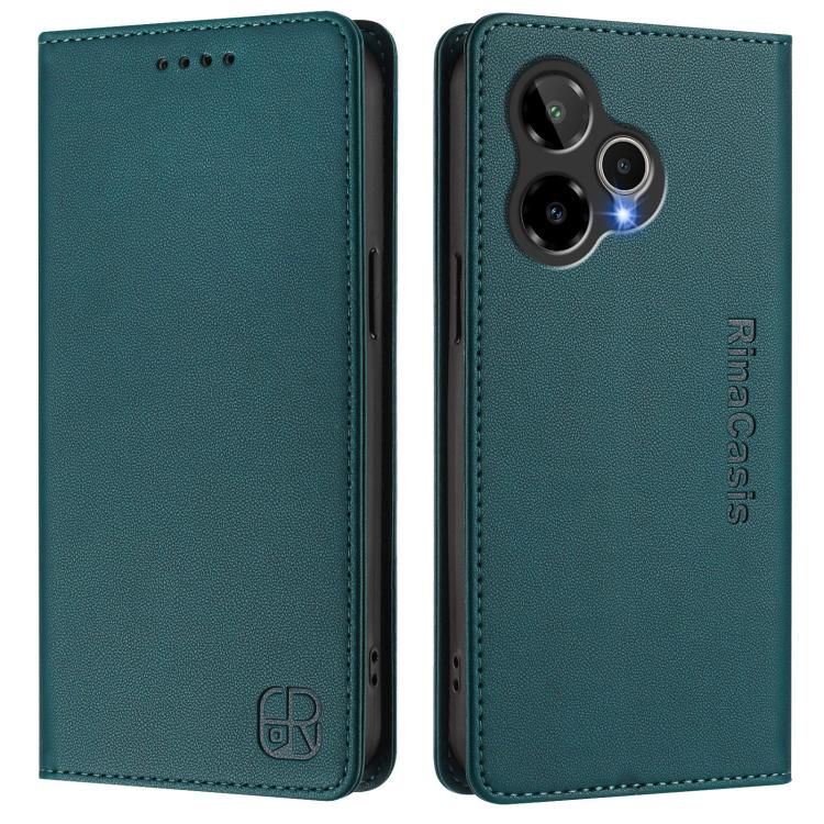 For Cricket Icon 7 5G / Plus 2026 RC01 Dual-Folded Magnetic Suction RFID Leather Phone Case