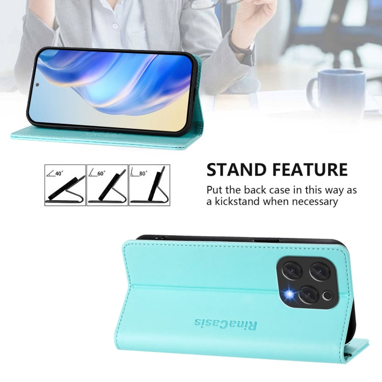 For Doofee N55 Plus RC01 Dual-Folded Magnetic Suction RFID Leather Phone Case
