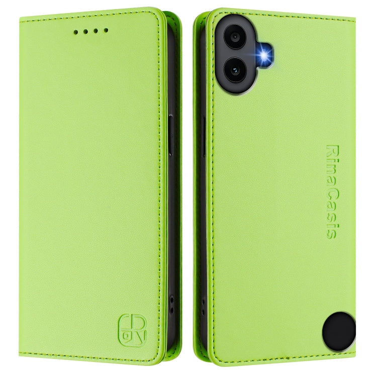 For Nothing CMF Phone 1 RC01 Dual-Folded Magnetic Suction RFID Leather Phone Case