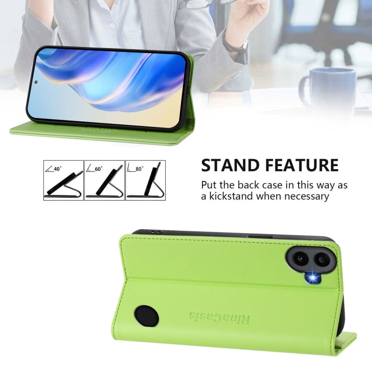 For Nothing CMF Phone 1 RC01 Dual-Folded Magnetic Suction RFID Leather Phone Case