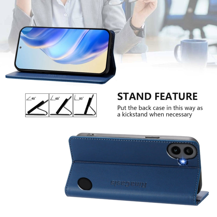For Nothing CMF Phone 1 RC01 Dual-Folded Magnetic Suction RFID Leather Phone Case