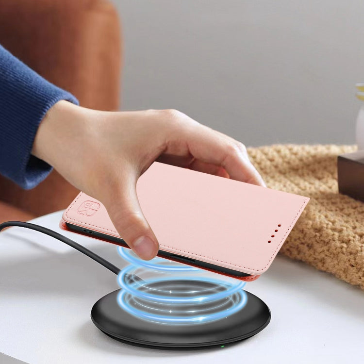 For Ulefone Note 17 Pro RC01 Dual-Folded Magnetic Suction RFID Leather Phone Case