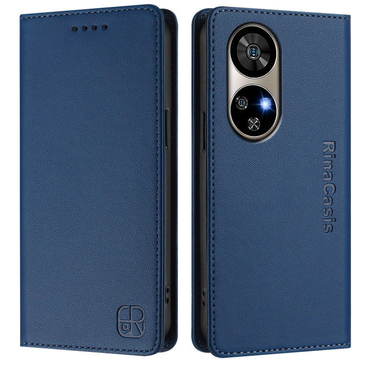 For Ulefone Note 17 Pro RC01 Dual-Folded Magnetic Suction RFID Leather Phone Case
