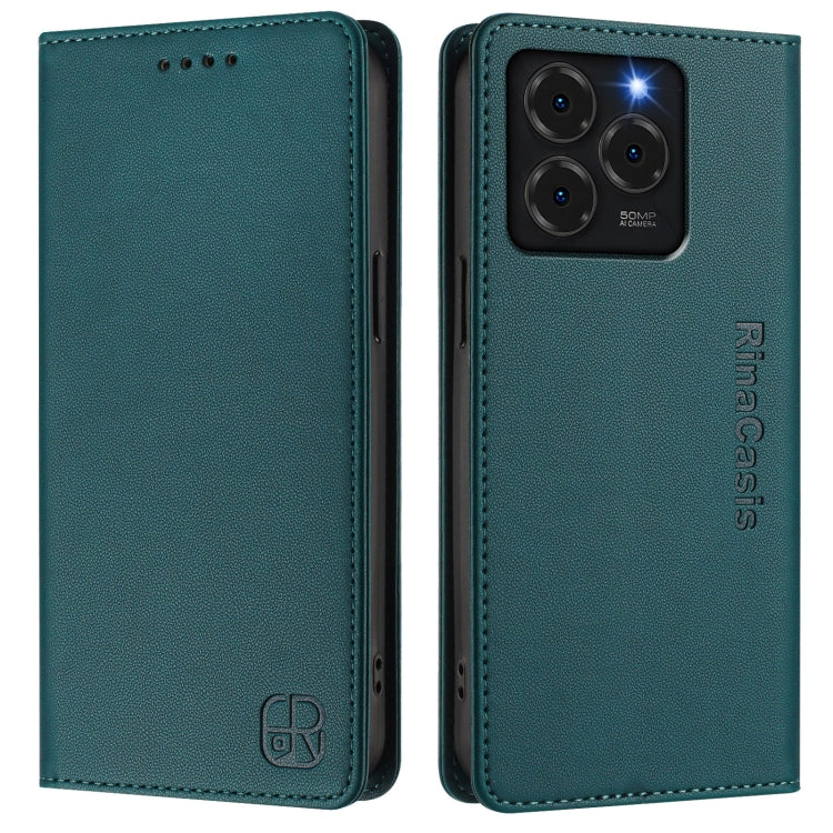 For Ulefone Note 20 Pro RC01 Dual-Folded Magnetic Suction RFID Leather Phone Case