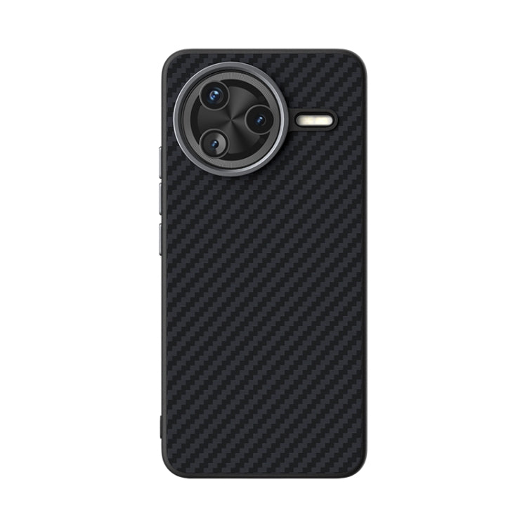 For Redmi K80 ABEEL C Carbon Fiber Series 6D Micro Relief MagSafe Phone Case