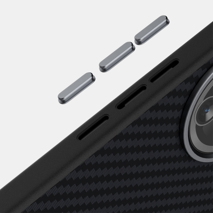 For Redmi K80 ABEEL C Carbon Fiber Series 6D Micro Relief MagSafe Phone Case