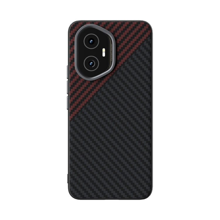 For Honor 300 ABEEL C Carbon Fiber Series 6D Micro Relief MagSafe Phone Case