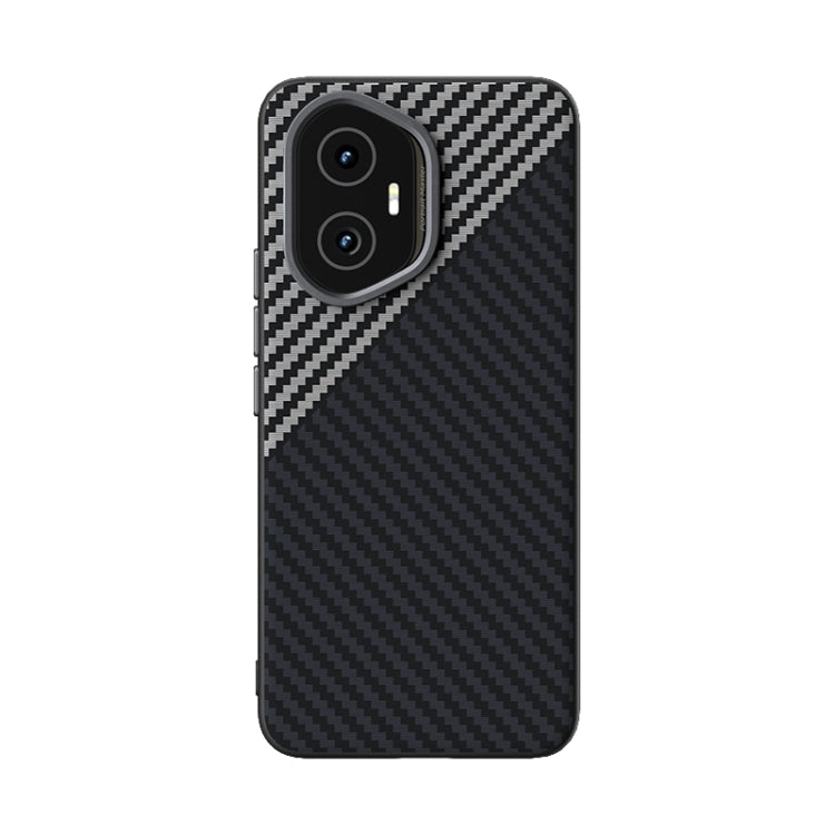 For Honor 300 ABEEL C Carbon Fiber Series 6D Micro Relief MagSafe Phone Case