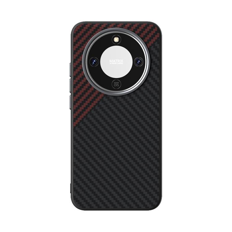 For Honor X70 5G ABEEL C Carbon Fiber Series 6D Micro Relief MagSafe Phone Case