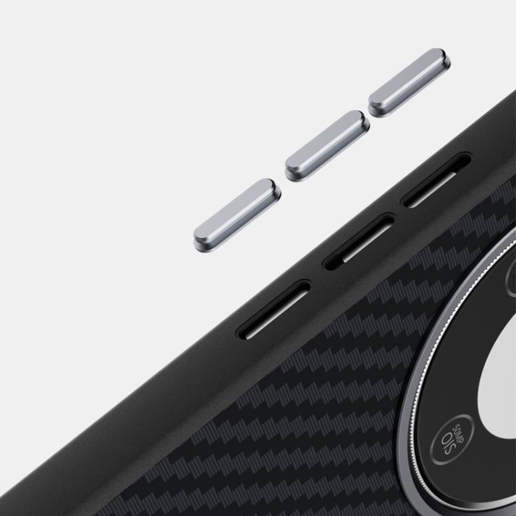 For Honor X70 5G ABEEL C Carbon Fiber Series 6D Micro Relief MagSafe Phone Case