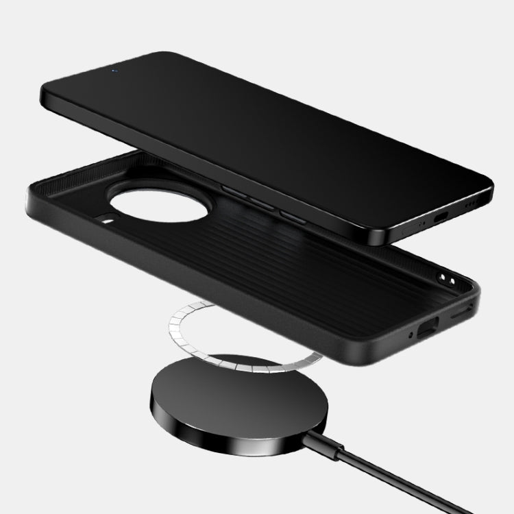 For Redmi K80 Pro ABEEL 6D Micro Relief MagSafe Magnetic Phone Case