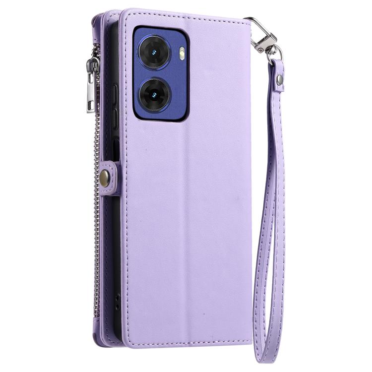 For Motorola Moto G05 Leather Stitching Multi-card Slot Zipper Phone Case