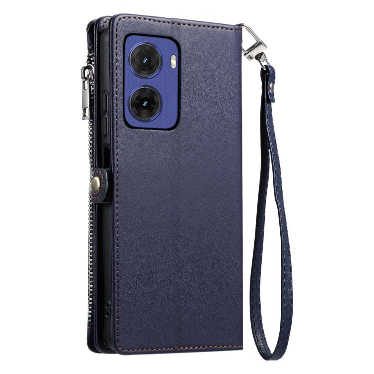 For Motorola Moto G05 Leather Stitching Multi-card Slot Zipper Phone Case