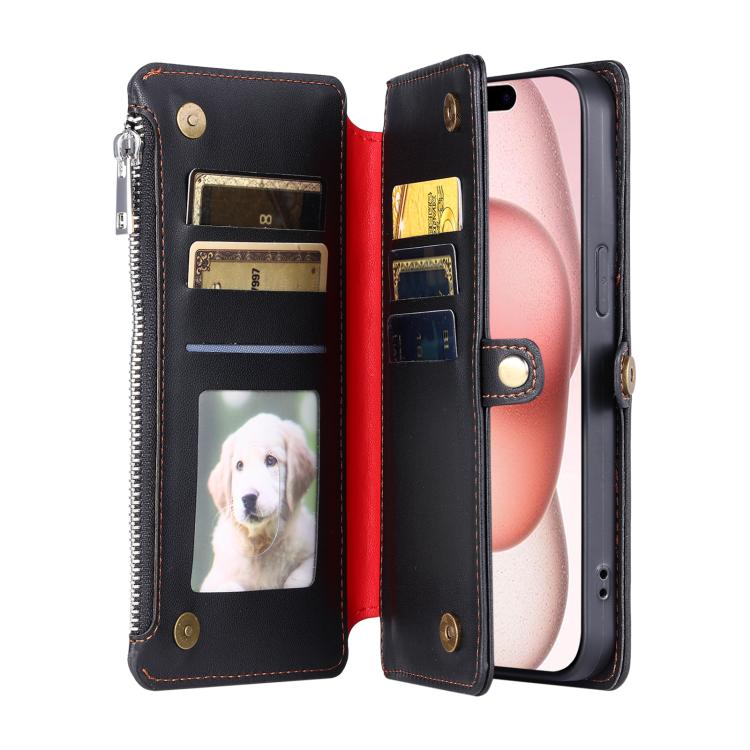 For Motorola Edge 60 Pro Leather Stitching Multi-card Slot Zipper Phone Case