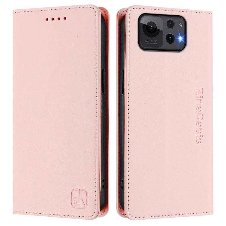 For ASUS Zenfone 12 Ultra RC01 Dual-Folded Magnetic Suction RFID Leather Phone Case