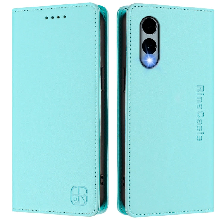 Fpr Fujitsu Arrows We2 F-52E RC01 Dual-Folded Magnetic Suction RFID Leather Phone Case