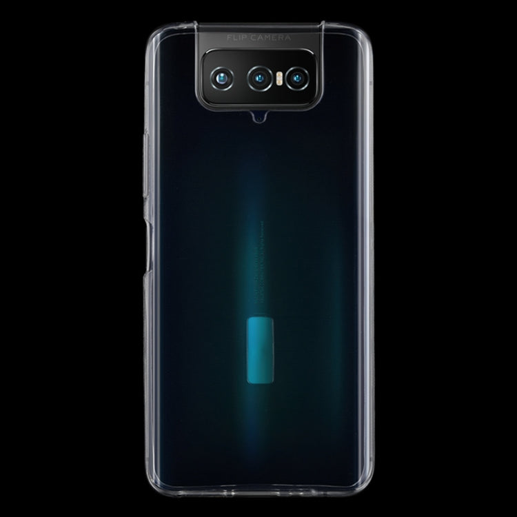 For Asus Zenfone 7 Pro ZS671KS 0.75mm Ultra-thin Transparent TPU Soft Protective Case