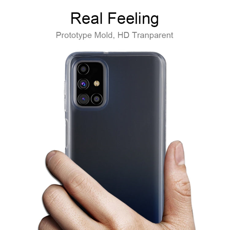For Samsung Galaxy M31s 0.75mm Ultra-thin Transparent TPU Soft Protective Case