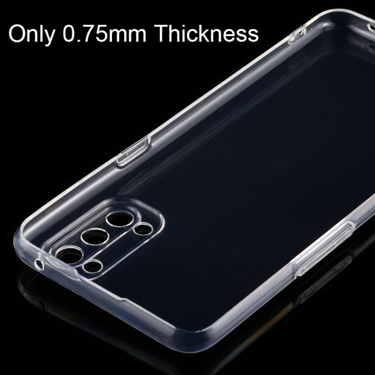 For OPPO Reno4 5G 0.75mm Ultra-thin Transparent TPU Soft Protective Case