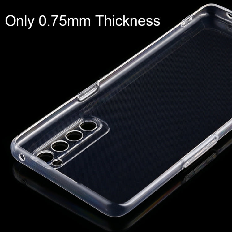 For OPPO Reno4 Pro 5G 0.75mm Ultra-thin Transparent TPU Soft Protective Case