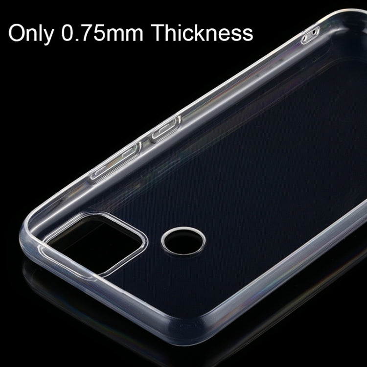 For OPPO Realme C12 0.75mm Ultra-thin Transparent TPU Soft Protective Case