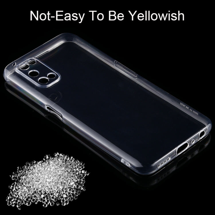 For OPPO Realme V5 5G 0.75mm Ultra-thin Transparent TPU Soft Protective Case