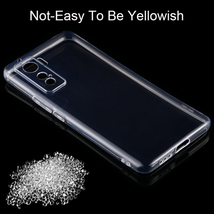 For Vivo iQOO 5 5G 0.75mm Ultra-thin Transparent TPU Soft Protective Case