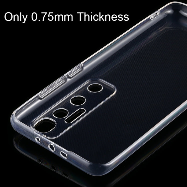 For Xiaomi Mi 10 Ultra 0.75mm Ultra-thin Transparent TPU Soft Protective Case