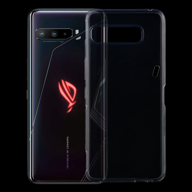 For Asus ROG Phone 3 ZS661KS 0.75mm Ultra-thin Transparent TPU Soft Protective Case