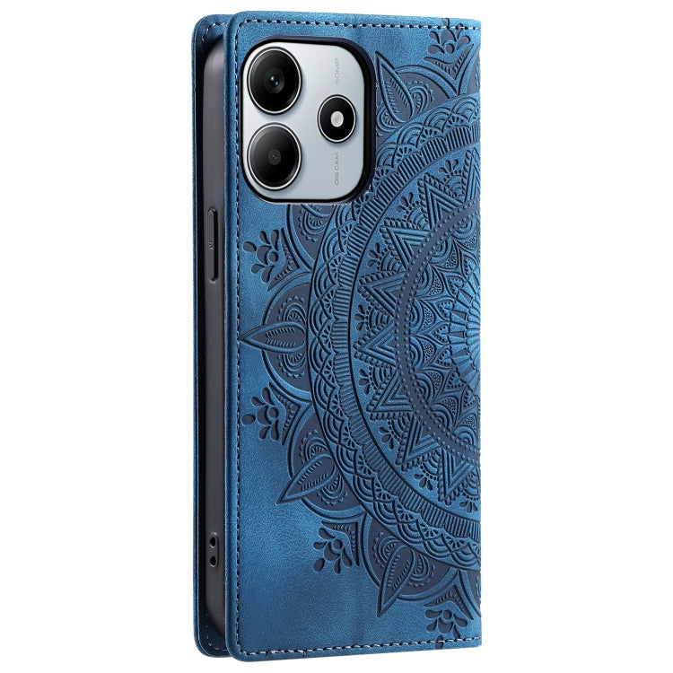 For Xiaomi Redmi Note 14 5G Totem Embossed Magnetic Leather Phone Case