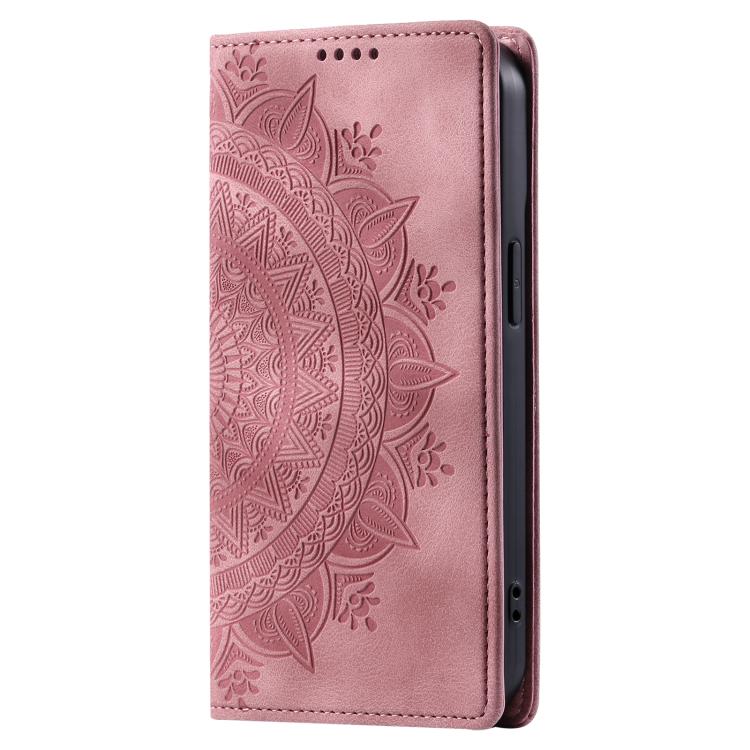 For Redmi Note 14 Pro 4G Totem Embossed Magnetic Leather Phone Case