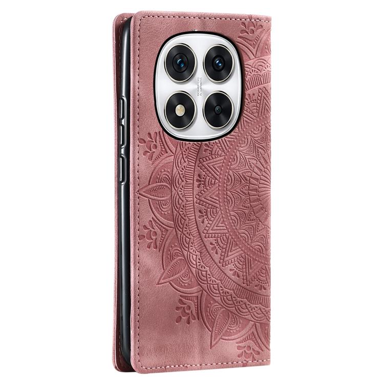 For Redmi Note 14 Pro 4G Totem Embossed Magnetic Leather Phone Case