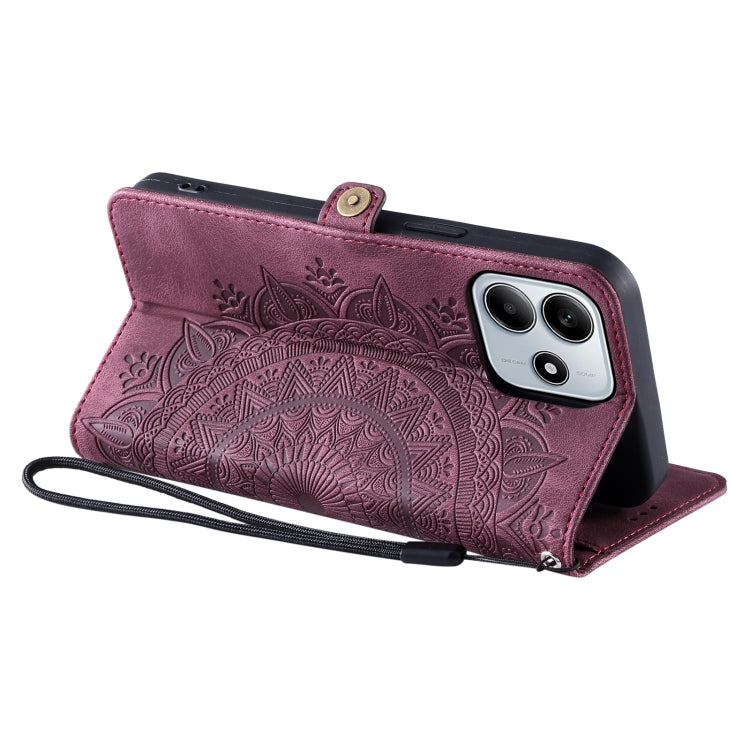 For Xiaomi Redmi Note 14 5G Skin Feel Totem Embossed Leather Phone Case