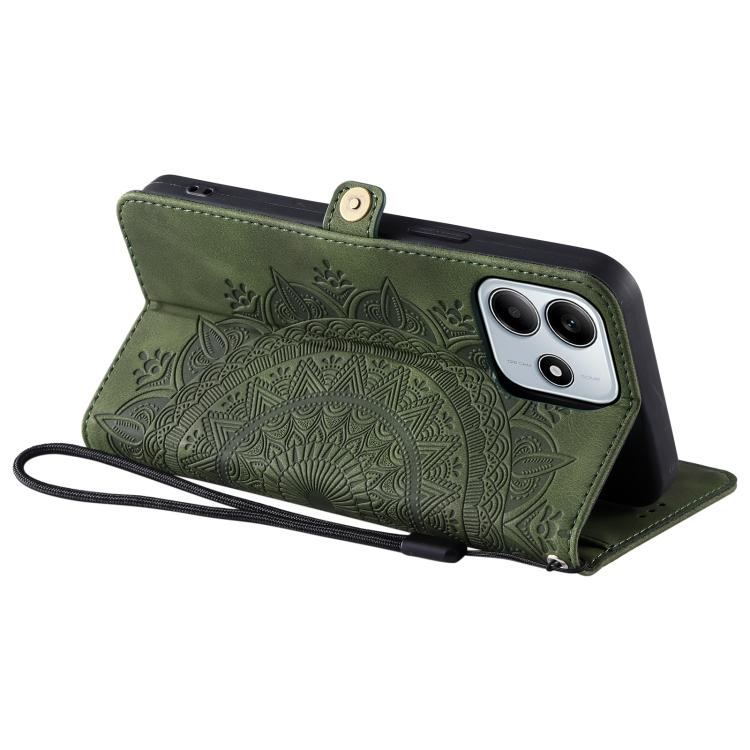 For Redmi Note 14 4G EU 164.84mm Skin Feel Totem Embossed Leather Phone Case