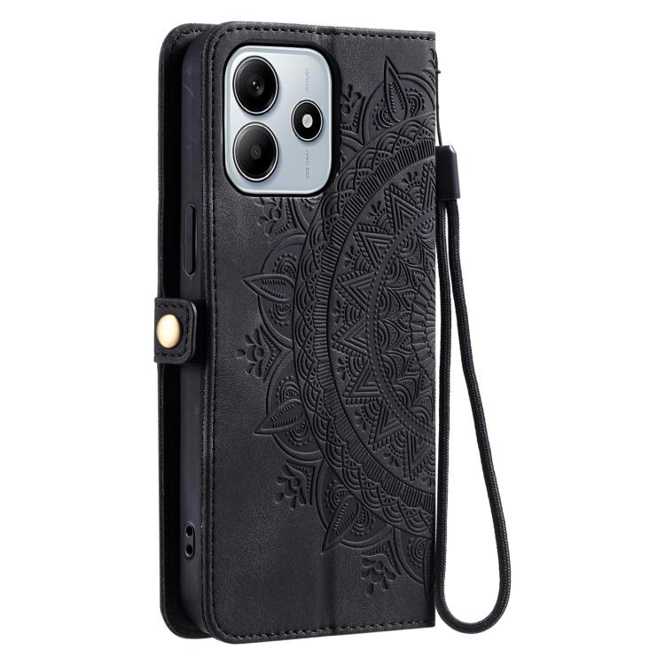 For Redmi Note 14 4G EU 164.84mm Skin Feel Totem Embossed Leather Phone Case