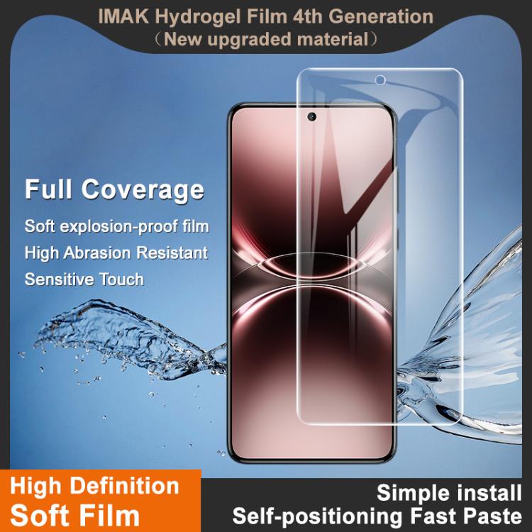 For vivo X200 Ultra 5G imak 4th Generation Full Coverage Screen Hydrogel Film Protector