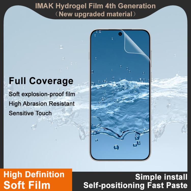 For vivo X300 Pro imak 4th Generation Full Coverage Screen Hydrogel Film Protector