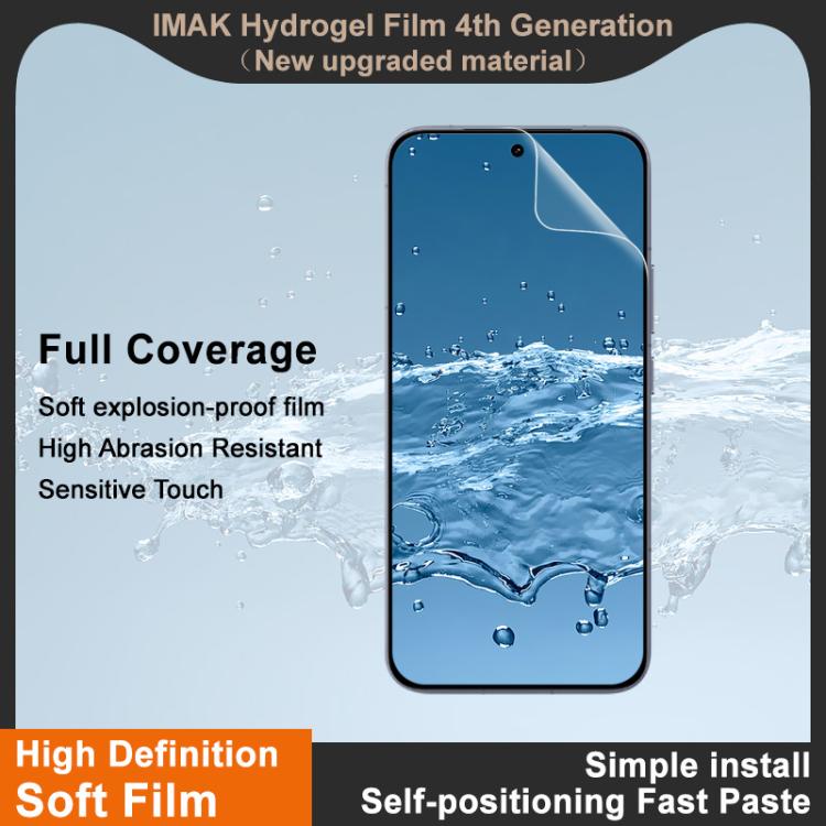 For vivo iQOO 15 Ultra 5G imak 4th Generation Full Coverage Screen Hydrogel Film Protector