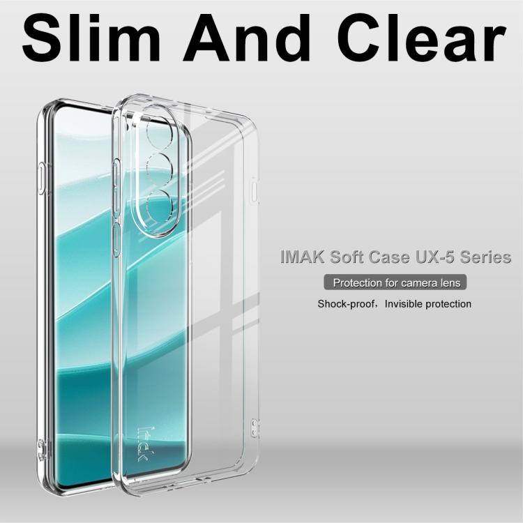 For OnePlus Ace5 Ultra / Nord 5 imak UX-5 Series Super Slim Transparent Shockproof TPU Protective Case - Transparent