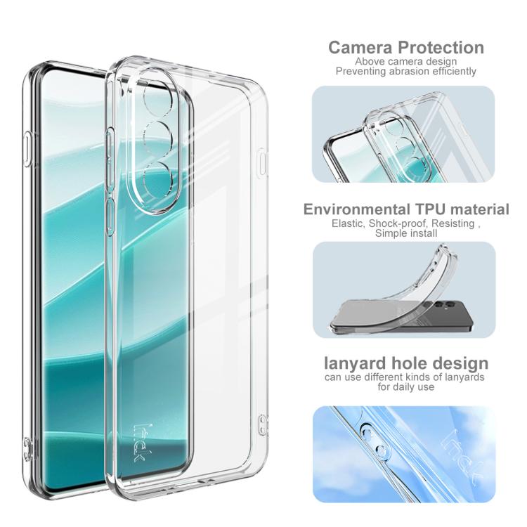 For OnePlus Ace5 Ultra / Nord 5 imak UX-5 Series Super Slim Transparent Shockproof TPU Protective Case - Transparent