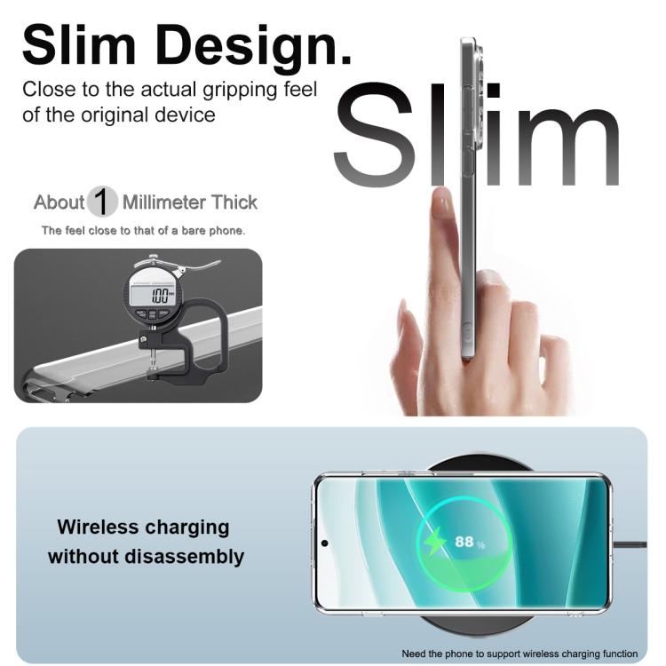 For OnePlus Ace5 Ultra / Nord 5 imak UX-5 Series Super Slim Transparent Shockproof TPU Protective Case - Transparent