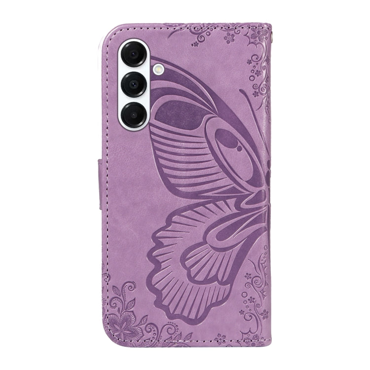 For Samsung Galaxy A26 5G Global Swallowtail Butterfly Embossed Leather Phone Case