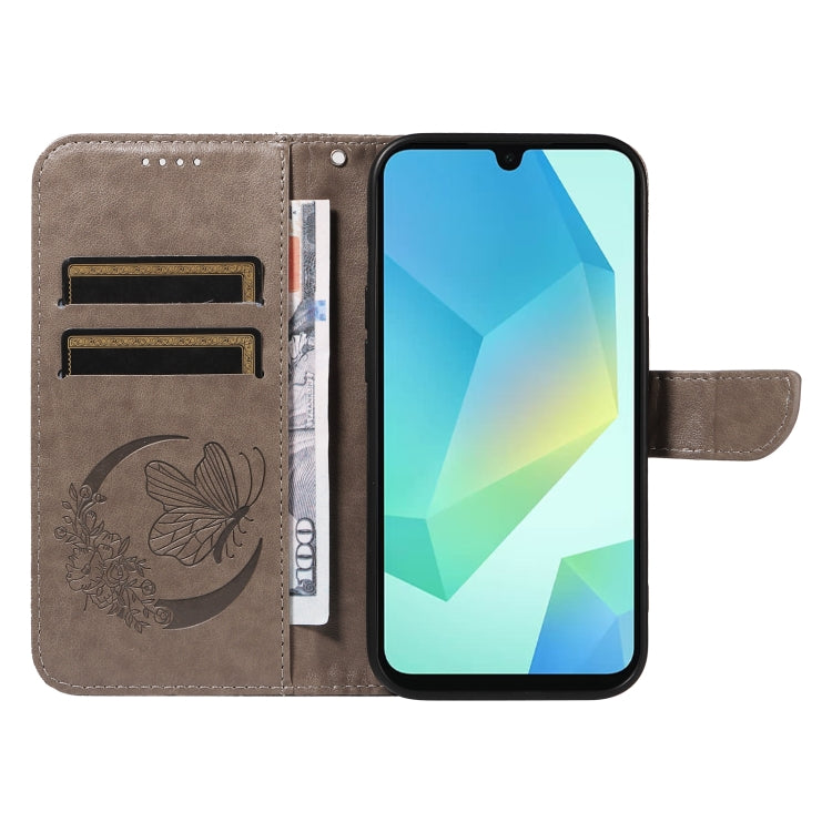 For Samsung Galaxy A26 5G Global Swallowtail Butterfly Embossed Leather Phone Case