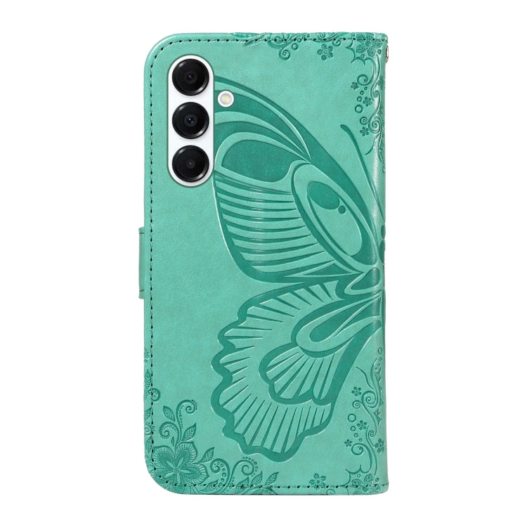 For Samsung Galaxy A26 5G Global Swallowtail Butterfly Embossed Leather Phone Case